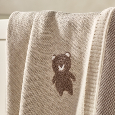 Organic Cotton Teddy Bear Blanket