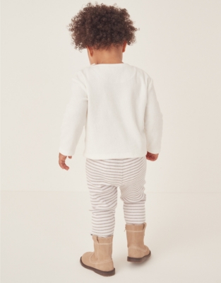 Organic Cotton Terry Little Monkey Sweatshirt & Leggings Set (0–18mths)