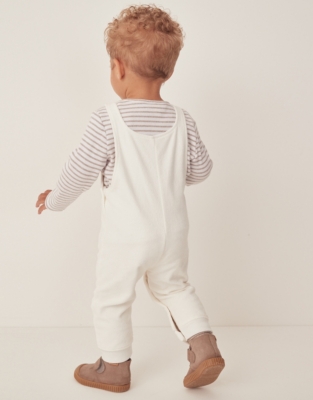 Organic Cotton Terry Little Monkey Top & Dungarees Set (0–18mths)