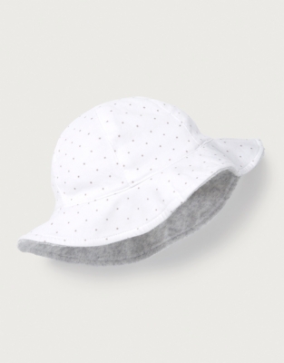 Organic Cotton Terry Reversible Hat (0–24mths)