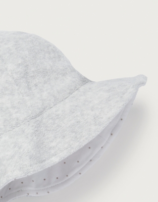 Organic Cotton Terry Reversible Hat (0–24mths)