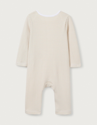 Organic Cotton Tiger Appliqué Sleepsuit (0–24mths)