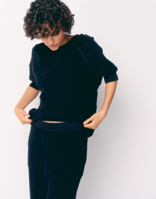 Organic Cotton Toweling Sweatshirt