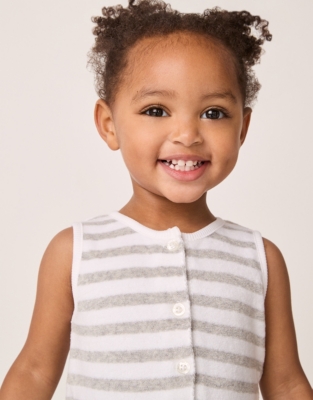 Organic Cotton Towelling Romper (0–24mths)