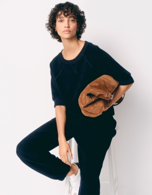 Organic Cotton Towelling Sweatshirt
