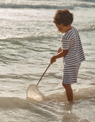Organic Cotton Towelling T-Shirt & Shorts Set (18mths–6yrs)