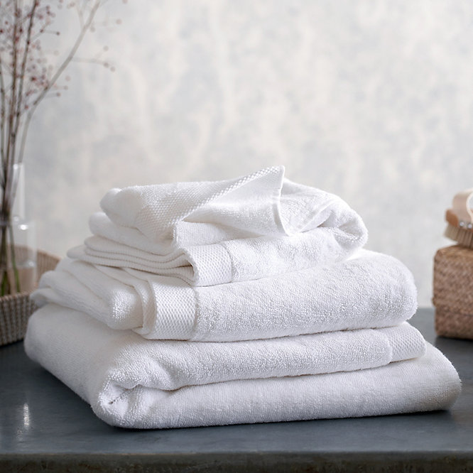 PC Organics Organic Cotton Bath Towel, White - 1 ea