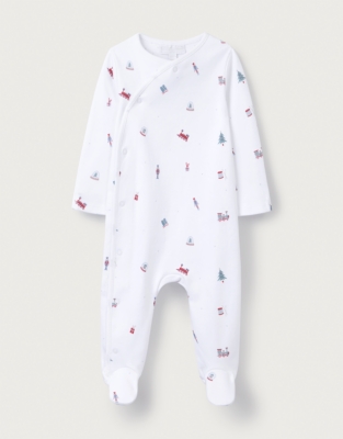 Organic Cotton Toys Wrap Sleepsuit (0–24mths)