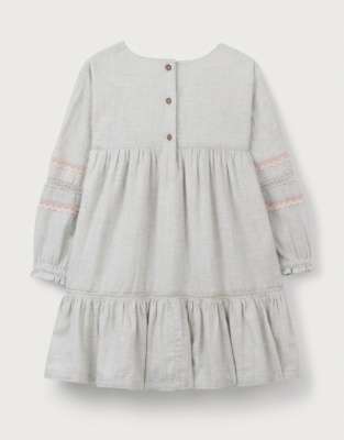 Organic Cotton Twill Dress (0–18mths)