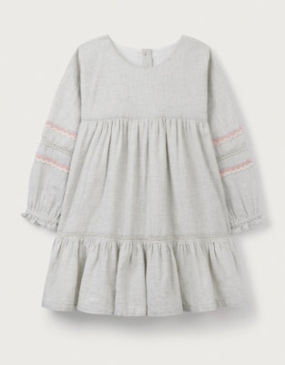 Organic Cotton Twill Dress (0–18mths)