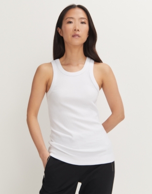 Organic Cotton Ultimate Ribbed Lounge Vest