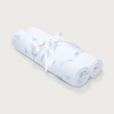 Organic Cotton Under The Sea Muslins – Set of 2