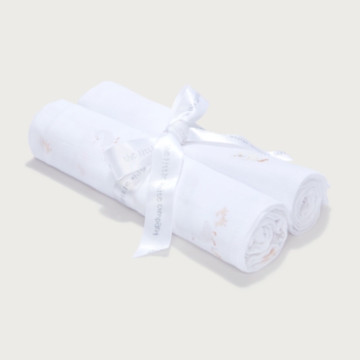 Organic Cotton Walking Ducklings Muslins — Set of 2