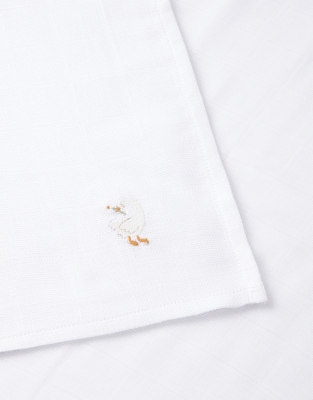 Organic Cotton Walking Ducklings Muslins — Set of 2