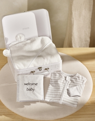 Organic Cotton Welcome Baby Gift Set (0–6mths)