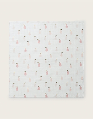 Organic Cotton Winter Pear Muslins – Set of 2
