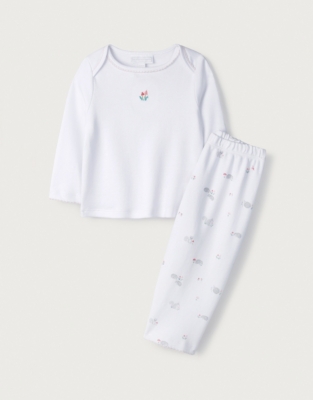 white cashmere baby outfit