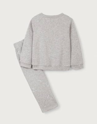 Organic Cotton Zebra Sweatshirt & Leggings Set (0–24mths)