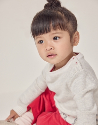 Organic Cotton and Wool Penguin Fair Isle Jumper (0–18mths)