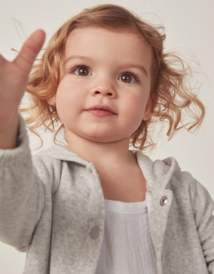 Organic Crinkle Cotton Bubble & Jacket Set (0–24mths)
