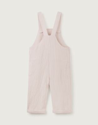 Organic Crinkle Cotton Overalls (18mths–6yrs)