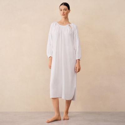 Organic Double Cotton Gauze Boho Midi Nightie
