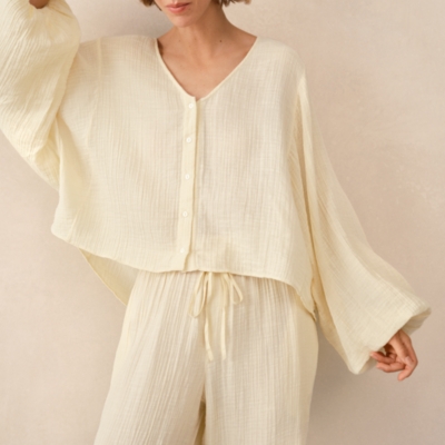 Organic Double Cotton Gauze Boho Pyjama Set 