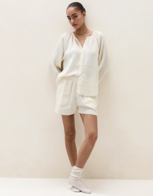 Organic Double Cotton Gauze Boho Shortie Pyjama Set