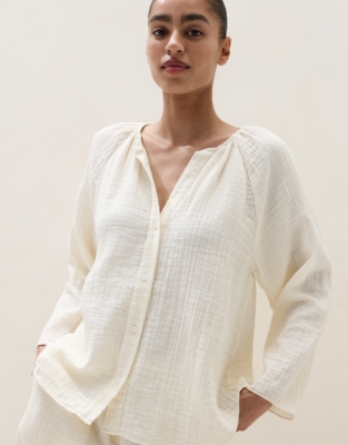 Organic Double Cotton Gauze Boho Shortie Pyjama Set