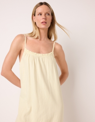 Organic Double Cotton Midi Nightie