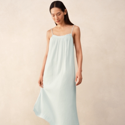 Organic Double Cotton Midi Nightie