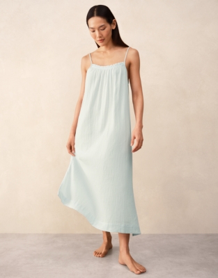 Organic Double Cotton Midi Nightie