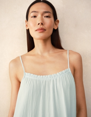 Organic Double Cotton Midi Nightie
