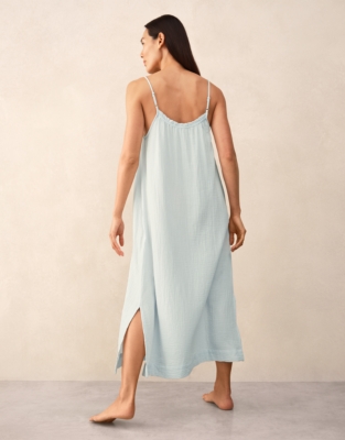 Organic Double Cotton Midi Nightie