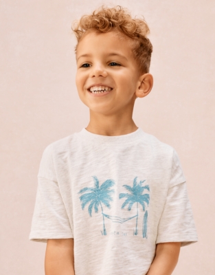 Organic Double Cotton Relaxed Fit Siesta Time Pyjamas (2–12yrs)