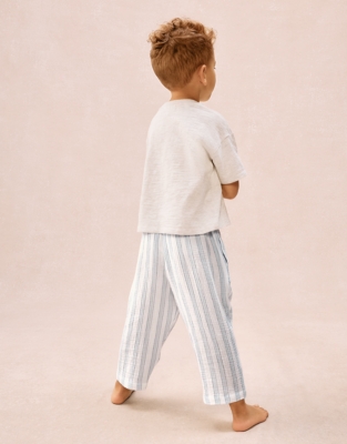 Organic Double Cotton Relaxed Fit Siesta Time Pyjamas (2–12yrs)