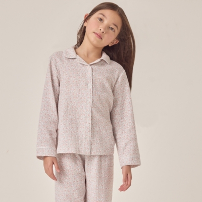 Organic Double Cotton Relaxed Fit Traditional Heart Vine Pyjamas (1–12yrs)