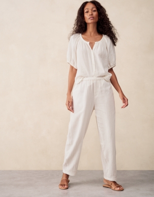 Organic Double Cotton Trousers