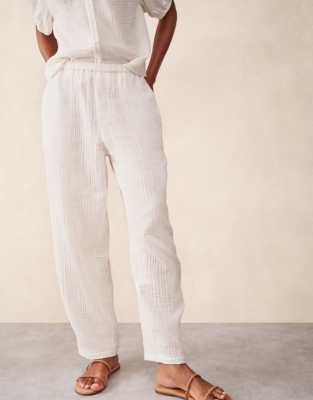 Organic Double Cotton Trousers