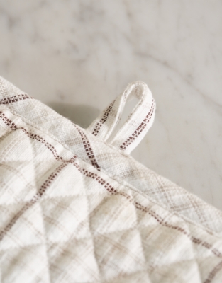 Orkney Check Oven Gloves