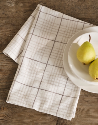 Orkney Check Tea Towels – Set of 2