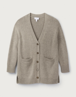 Oversized Boyfriend Cardigan With Wool Jumpers & Cardigans The