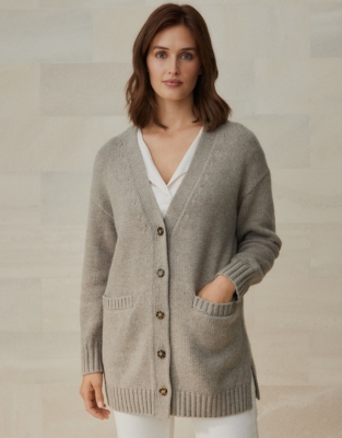 Oversized Boyfriend Cardigan With Wool | Jumpers & Cardigans | The ...