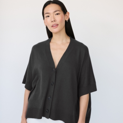 Oversized Cardigan with Recycled Cotton