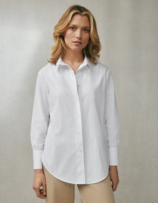 Oversized Cotton Poplin Shirt
