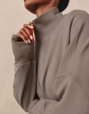 Oversized Jersey Jacket