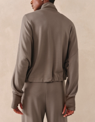 Oversized Jersey Jacket