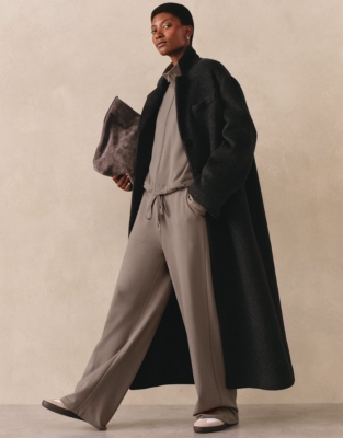 Oversized Jersey Jacket