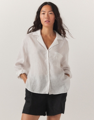 Oversized Linen Gauze Shirt