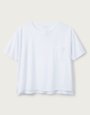 Oversized Lounge Pocket T-shirt | Clothing Sale | The White Company UK